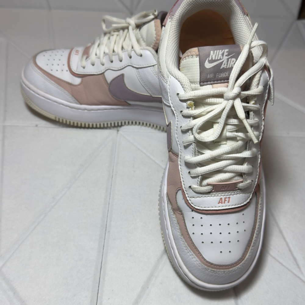 Nike Air Force 1 Shadow "Pale Coral/Cashmere" - Women’s 8.5 (CI0919-11) - Picture 2 of 11